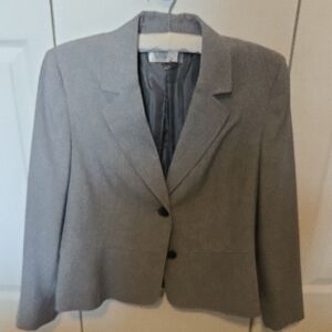 Kasper Classic Gray Blazer Size 16P